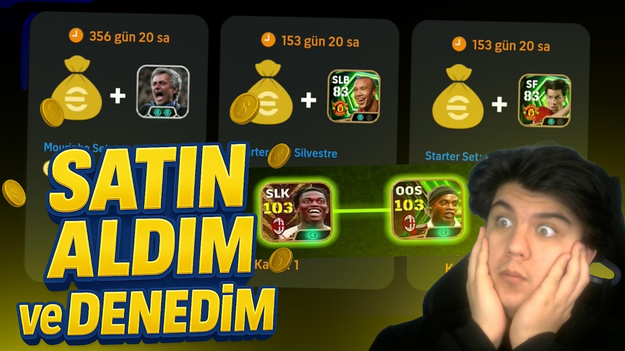MENAJER J.MOURINHO & EPİK PAKETLERİNİ SATIN ALDIM ve DENEDİM! 💰 ALINIRLAR MI? 🤔 eFootball Mobile 26