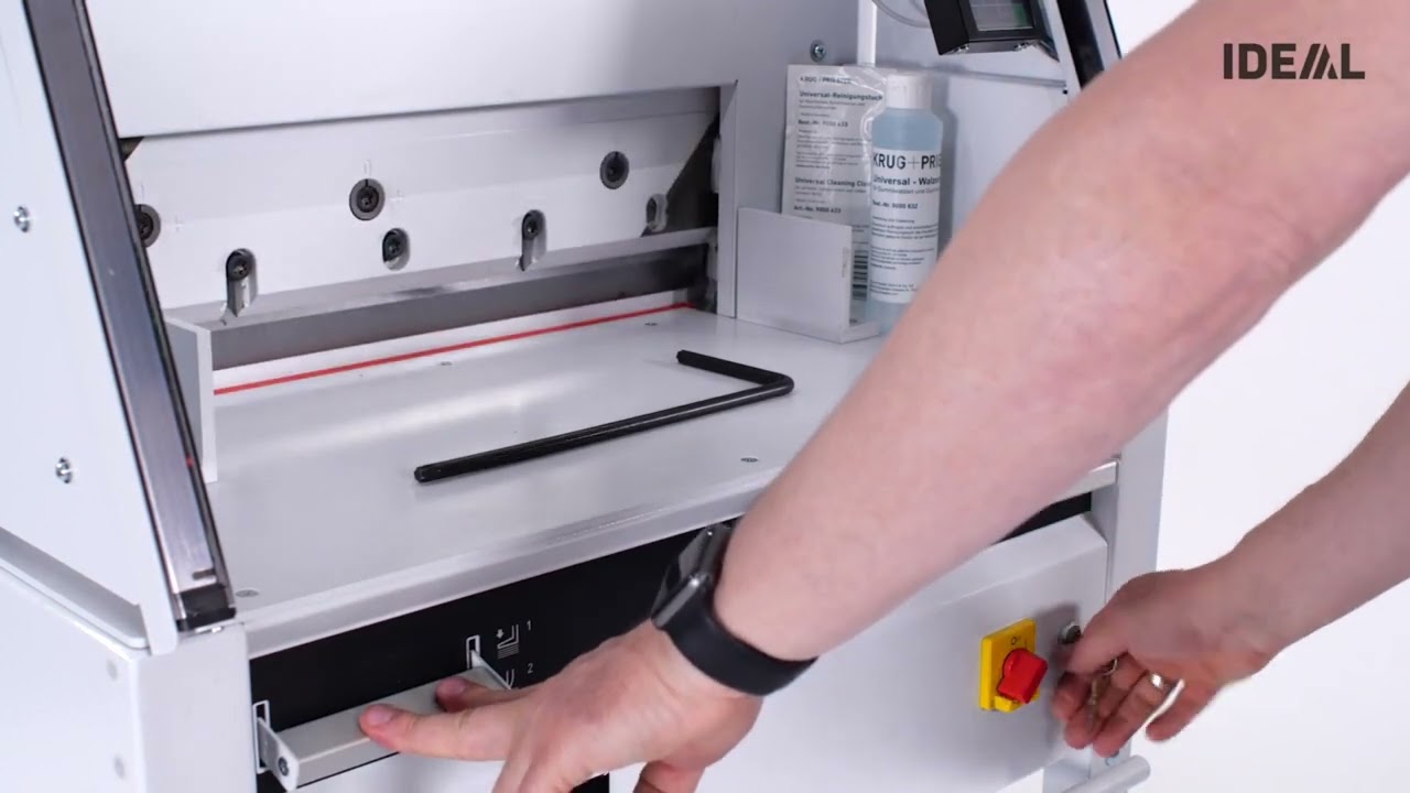 IDEAL Stapelschneider Messerwechsel