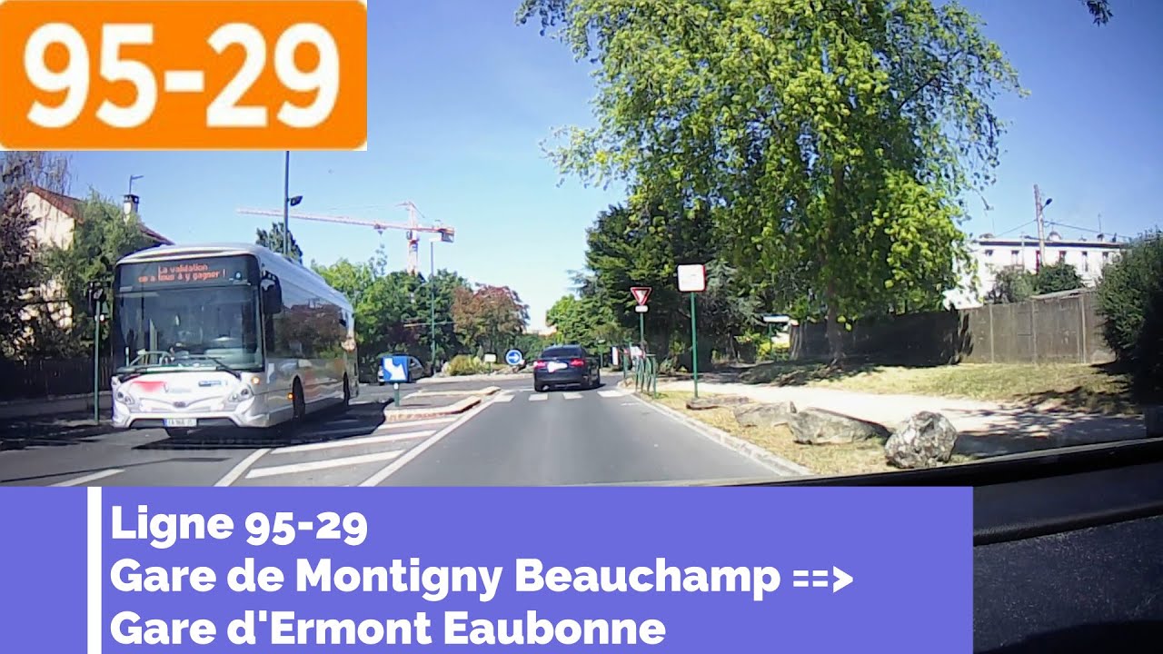 LIGNE 95-29 GARE DE MONTIGNY BEAUCHAMP GARE D'ERMONT EAUBONNE TRAJET