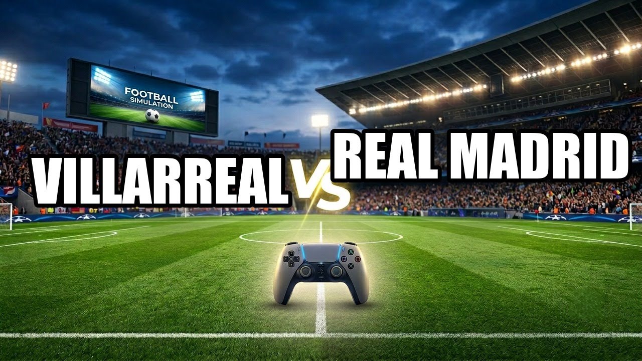 VILLARREAL vs REAL MADRID - LaLiga 25/26 Full Match - Video Game Simulation