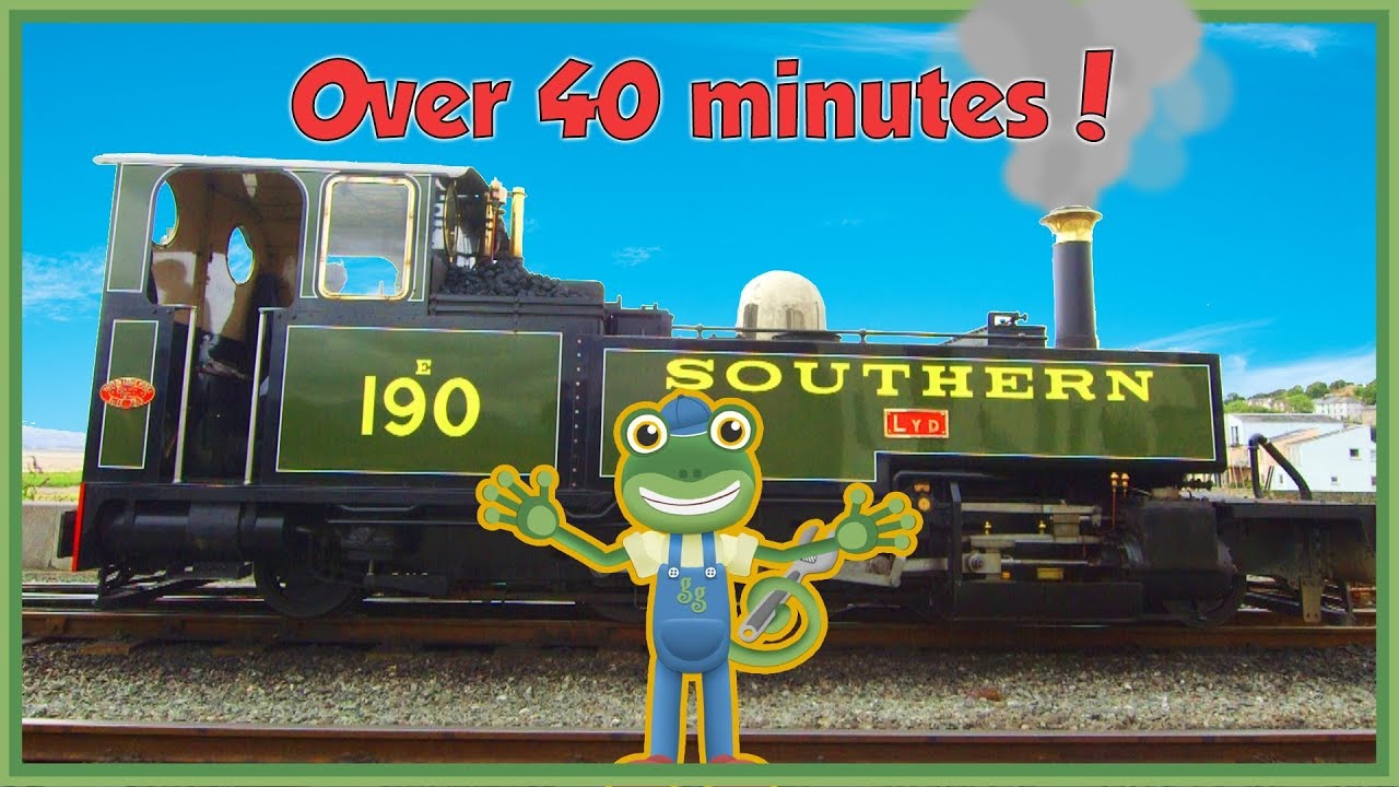 Trains and Trucks For Kids | Gecko's Real Vehicles