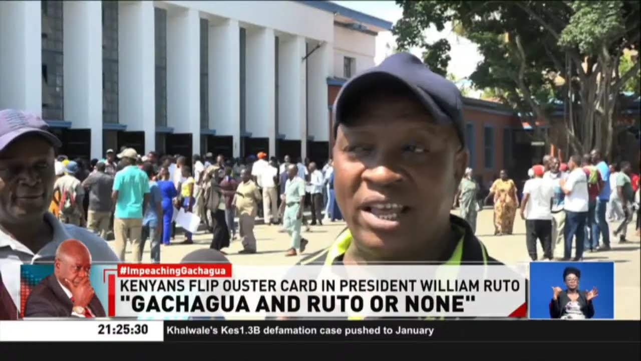 Public participation exercise against Gachagua, turns as the public call on the President to resign