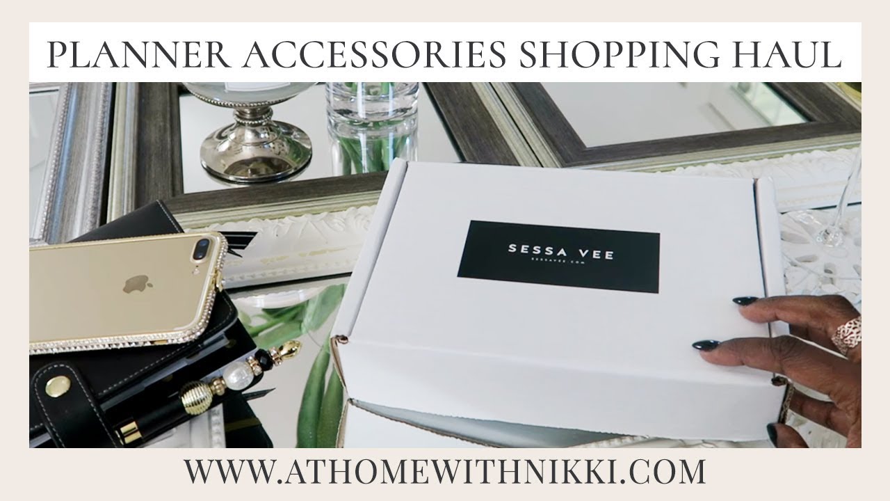 PLANNER ACCESSORIES SHOPPING HAUL | Sessa Vee