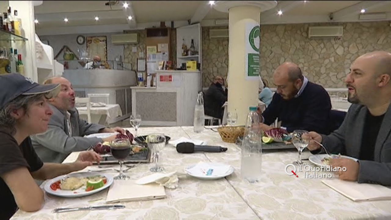 A cena con Lello e Angela prima di lasciare la casa degli orrori