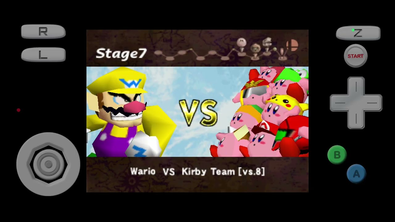 Smash Remix (N64) Wario Classic Mode
