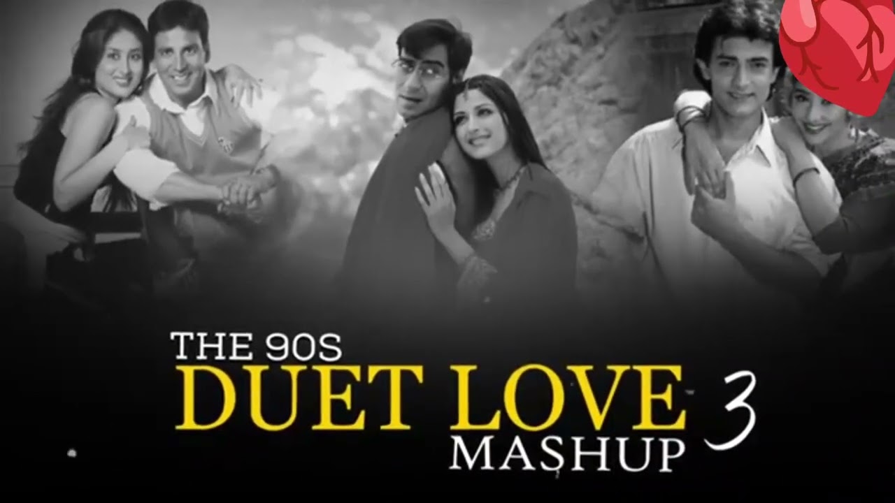 Bollywood with this 90s Duet Love Mashup 3evergreen love songsthatstill touch our hearts.#viralsong 
