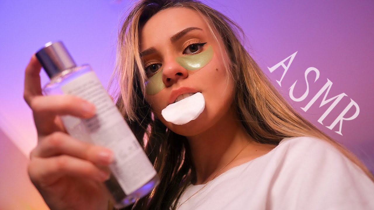 АСМР 💕 РАССЛАБЛЮ ТВОЁ ЛИЦО ПЕРЕД СНОМ ~ ПЕРСОНАЛЬНОЕ ВНИМАНИЕ