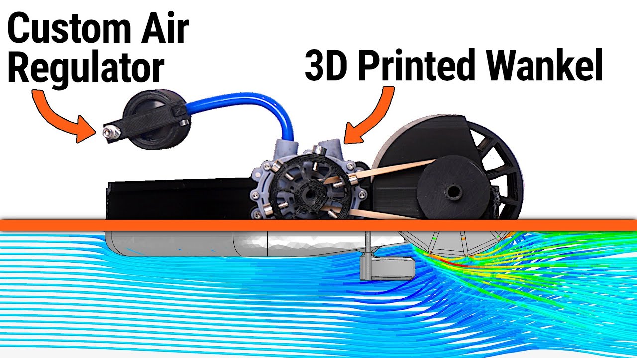 Building a 3D Printed Wankel Powered Paddleboat