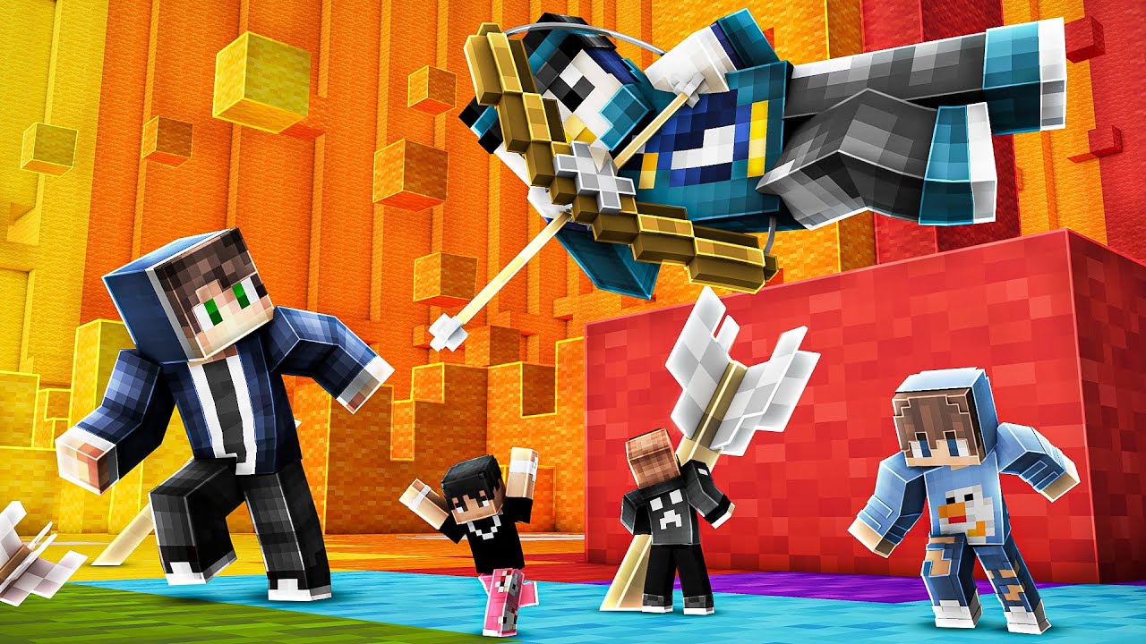 MINECRAFT MINI HIDE AND SEEK mit RANDOM GRÖßEN