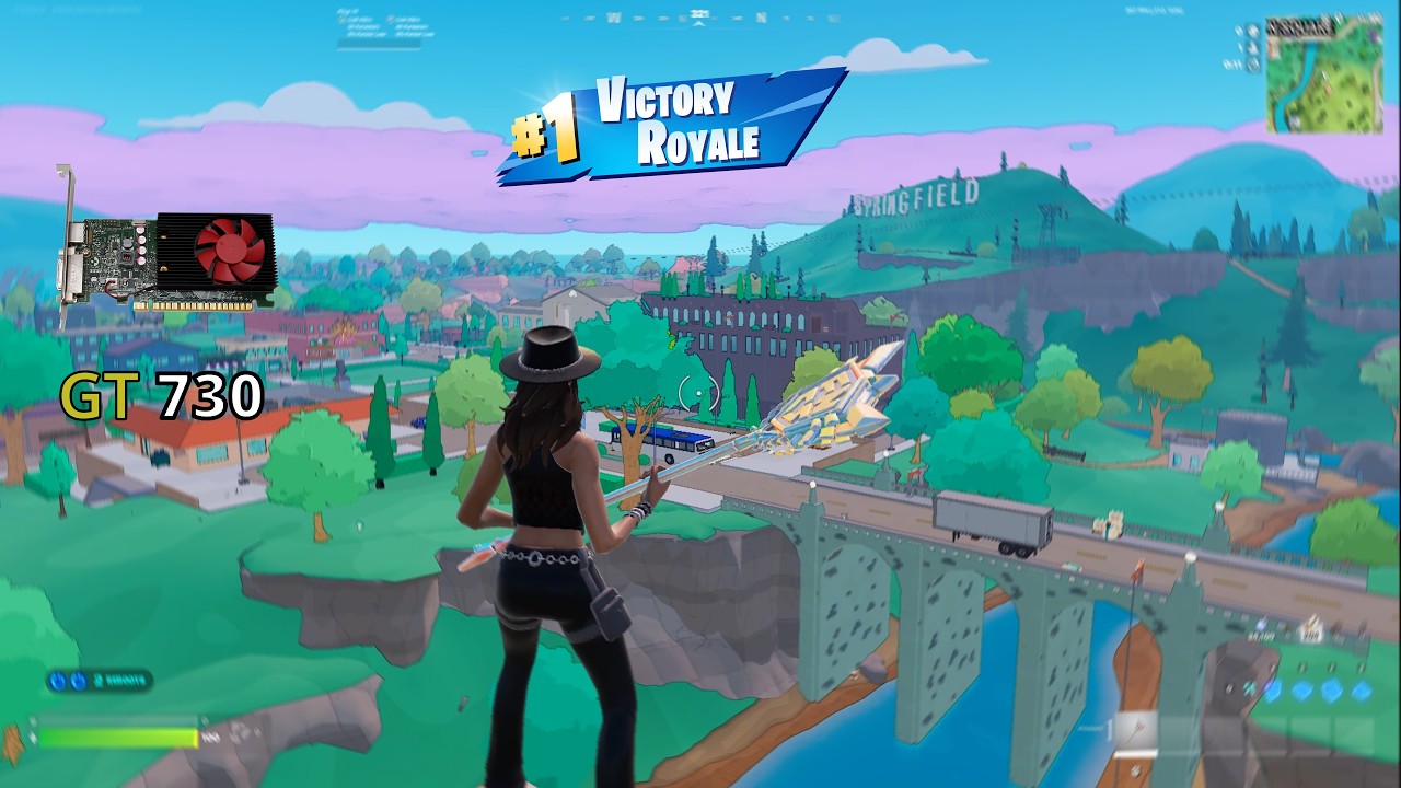 GT 730 Fortnite Reload Is Actually Playable?! (Handcam)