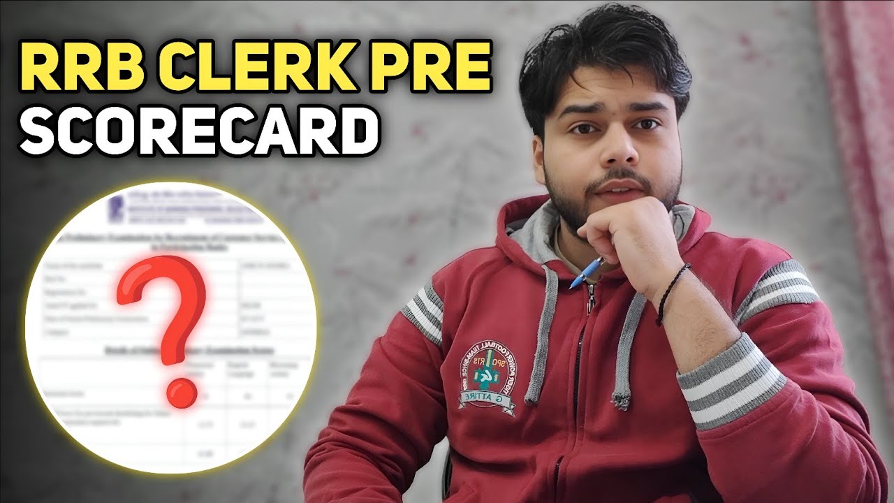 My RRB Clerk Pre Scorecard