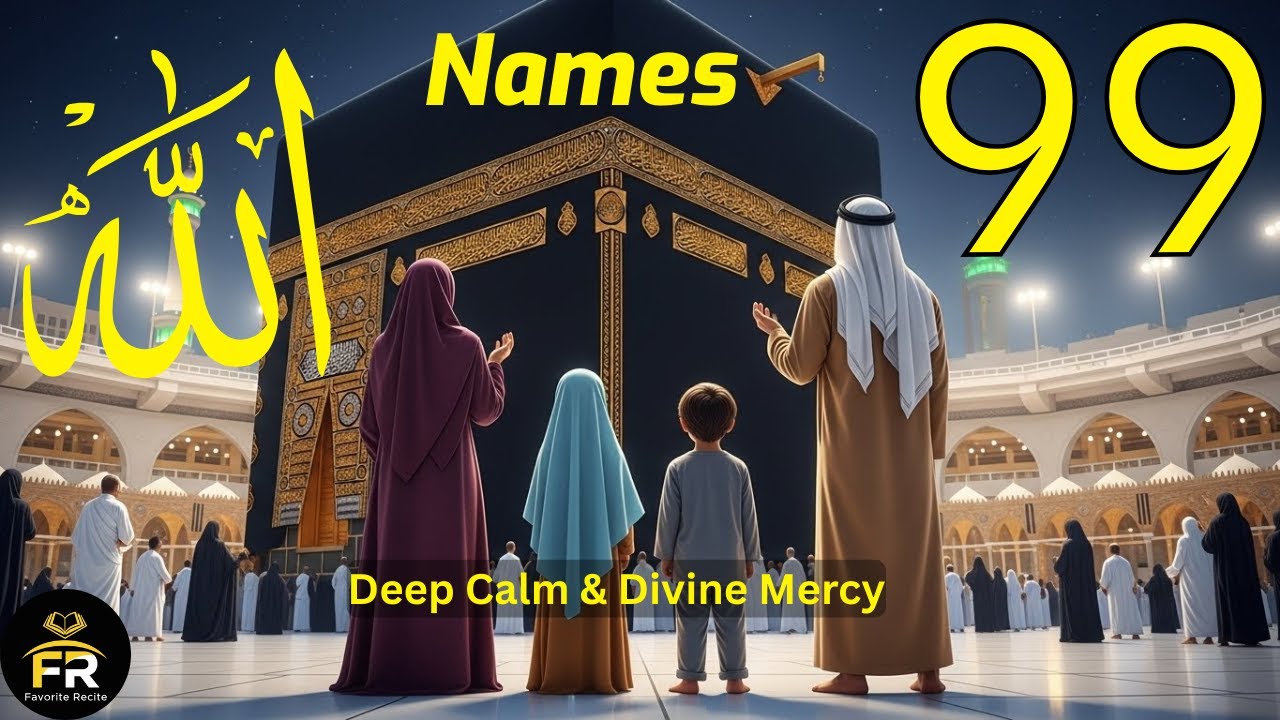 99 Names of Allah | Quranic Asma Ul Husna | Spiritual Healing & Ease#99namesofallah