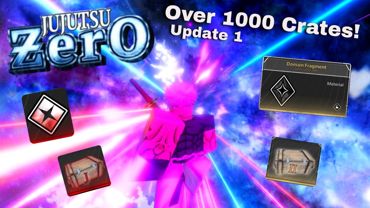 Opening Over 1k Crates In Update 1 | Jujutsu Zero