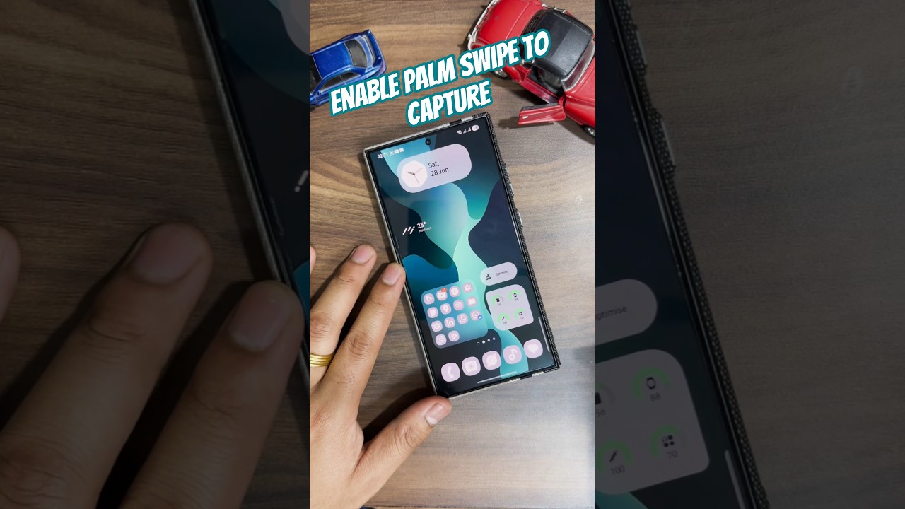 Enable Palm Swipe to capture Screenshots on Samsung Galaxy S25 #samsungmembers #samsungfamily