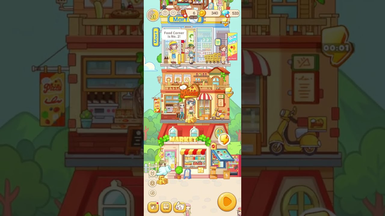 Merge Peko: Sweets World Gameplay Part 13