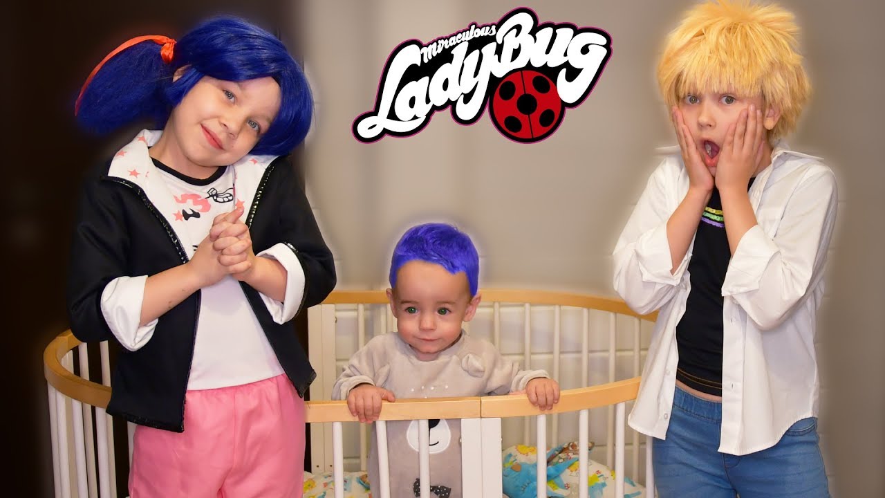 ДЕТИ ЛЕДИБАГ И СУПЕР-КОТА 😱 Сказки на ночь от Маринетт Miraculous Ladybug & Cat Noir in real life