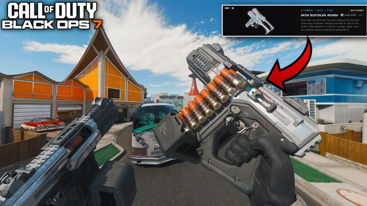 They Added AKIMBO FULL AUTO SHOTGUNS to BLACK OPS 7 and its... (Akita Scorchlink Akimbo)