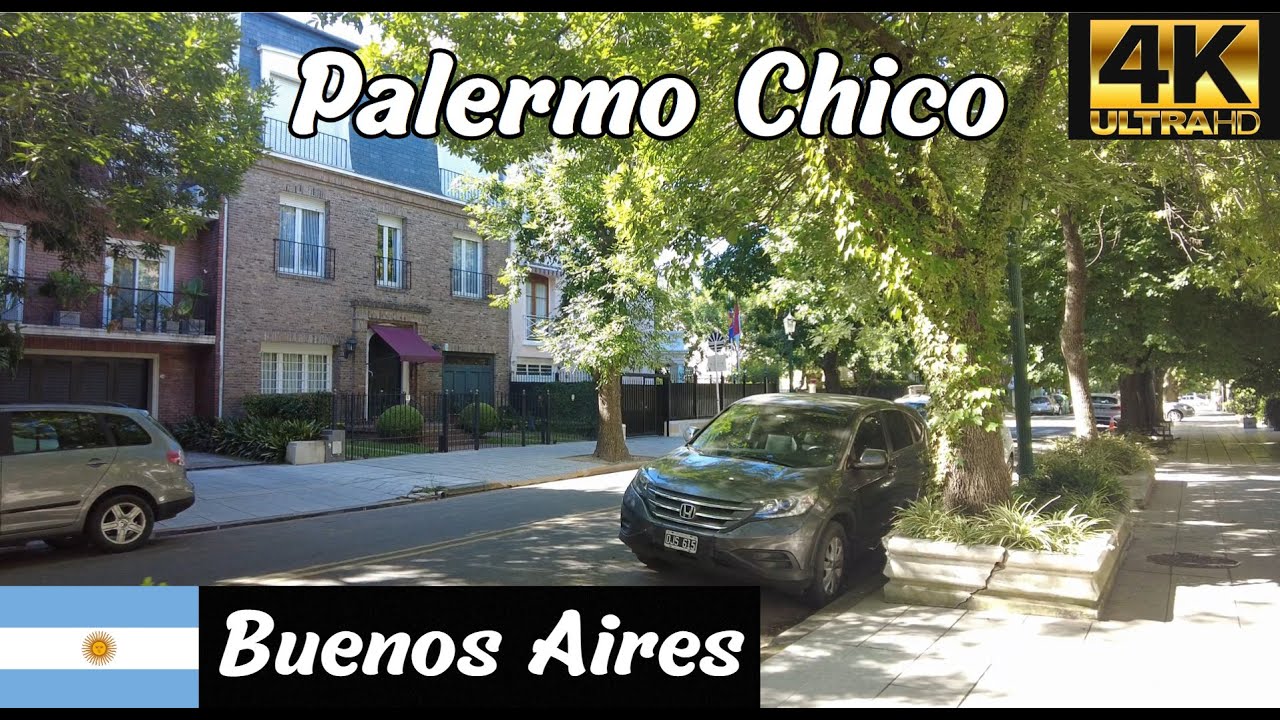 Palermo Chico | Buenos Aires | Barrio Parque | Argentina 4K
