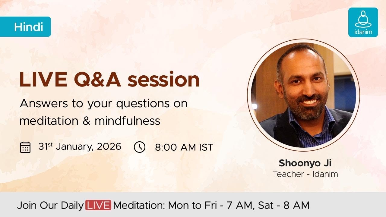 Live: Q&A session with Shoonyo Vishal