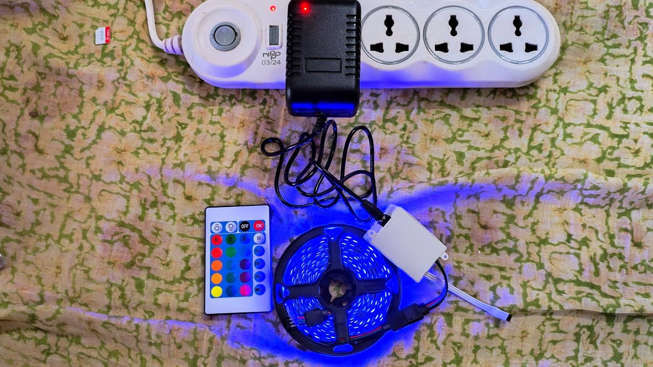 Gesto 5 Meter LED Strip Lights 300 Led RGB Strip Light with Adaptor 
