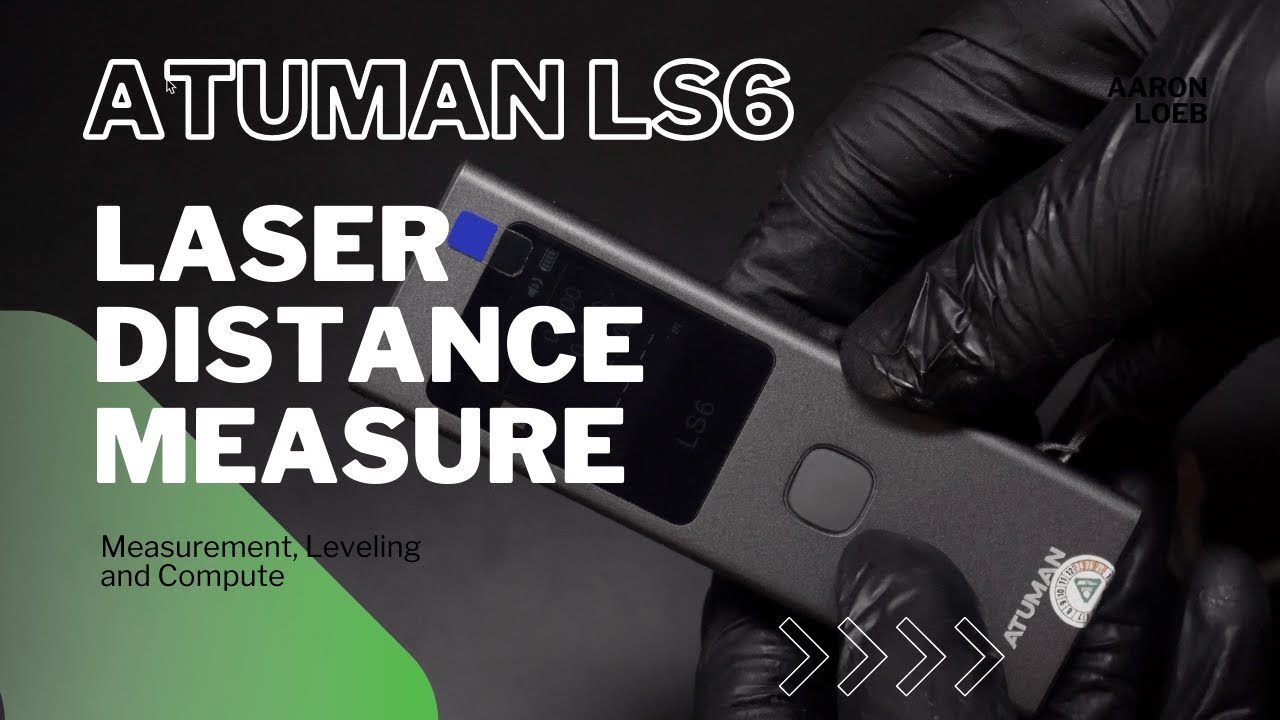 ATuMan LS6, 3 In 1 Laser Distance Measure  Measurement, Leveling and Compute