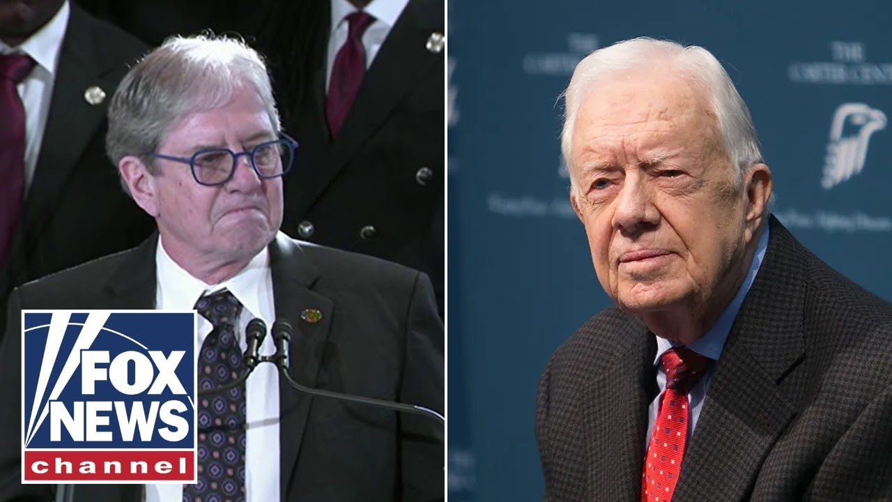 Jimmy Carter's son shares emotional story at Atlanta service