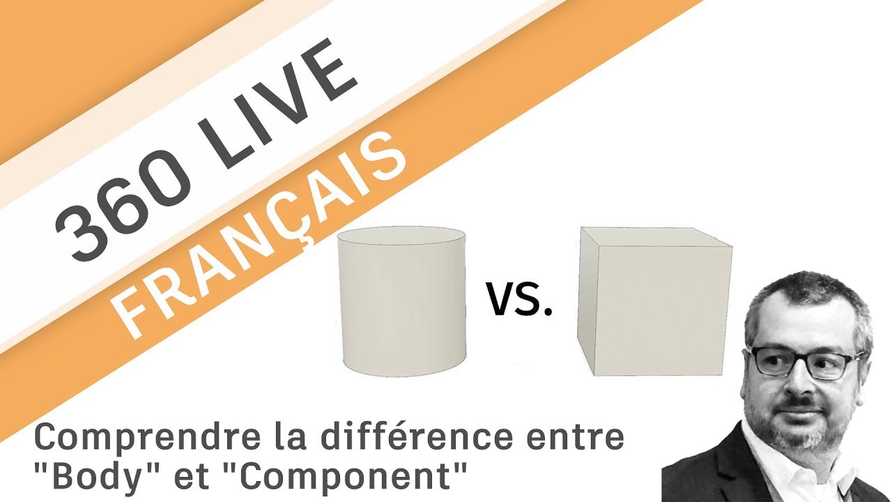 360 Live: 2 - Comprendre la différence entre « Body » et « Component » dans Fusion 360