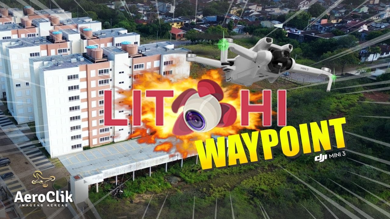 LITCHI PILOT + DJI MINI 3 - Testando o waypoint