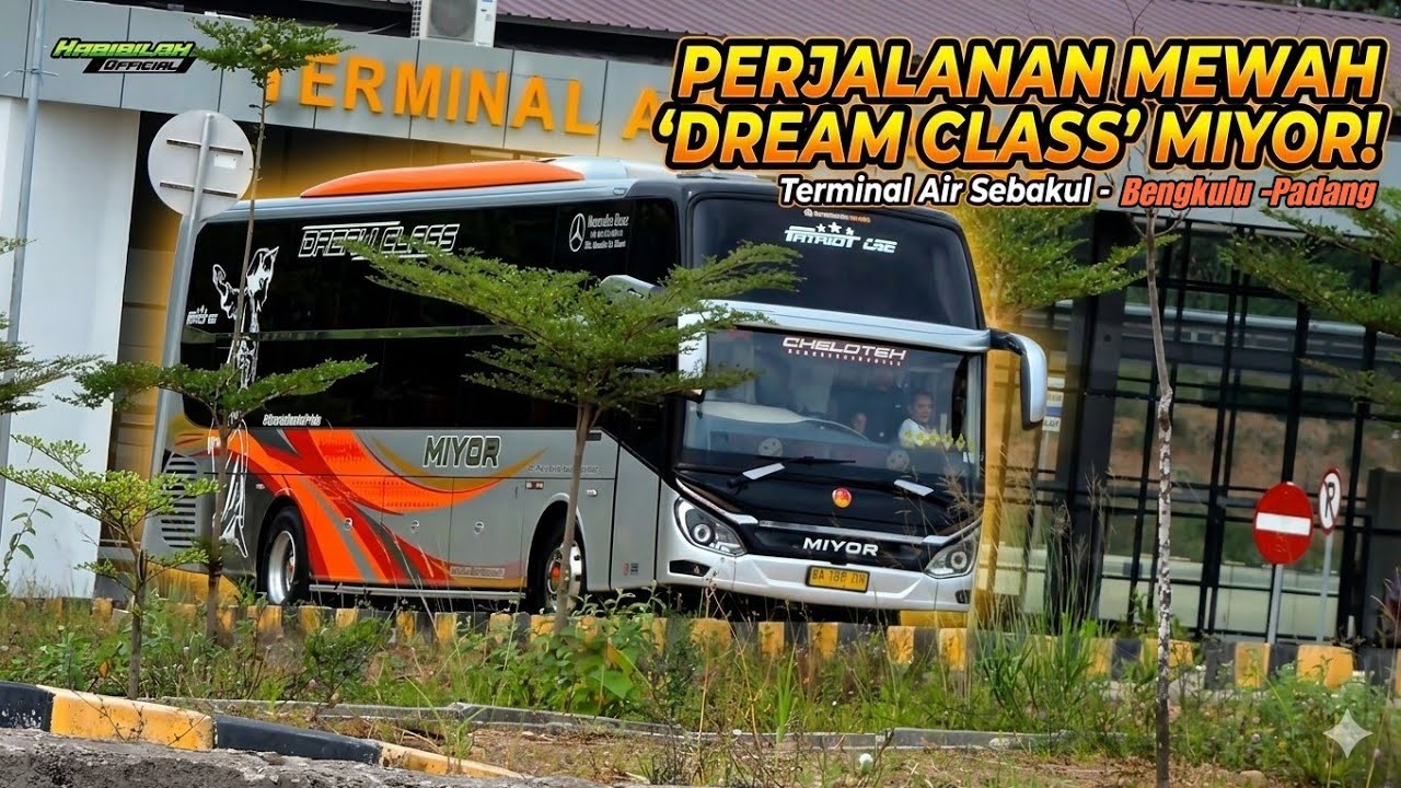 Perjalanan Mewah Bus Dream Class Miyor Bengkulu – Padang | Nyaman & Elegan di Jalur Sumatera