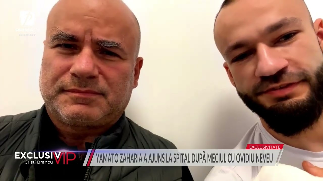 Yamato Zaharia a ajuns la spital după meciul cu Ovidiu Neveu! În ce stare se află sportivul