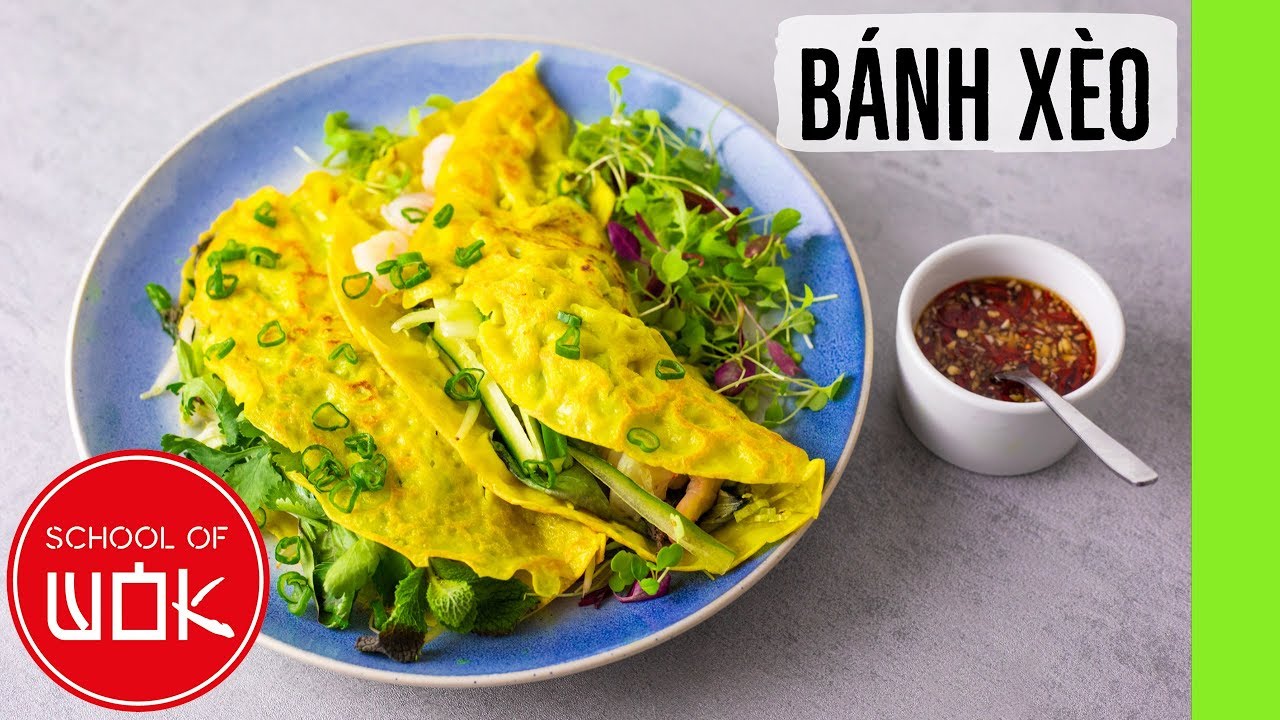 Вкусный рецепт вьетнамских блинчиков (Банькхео)!