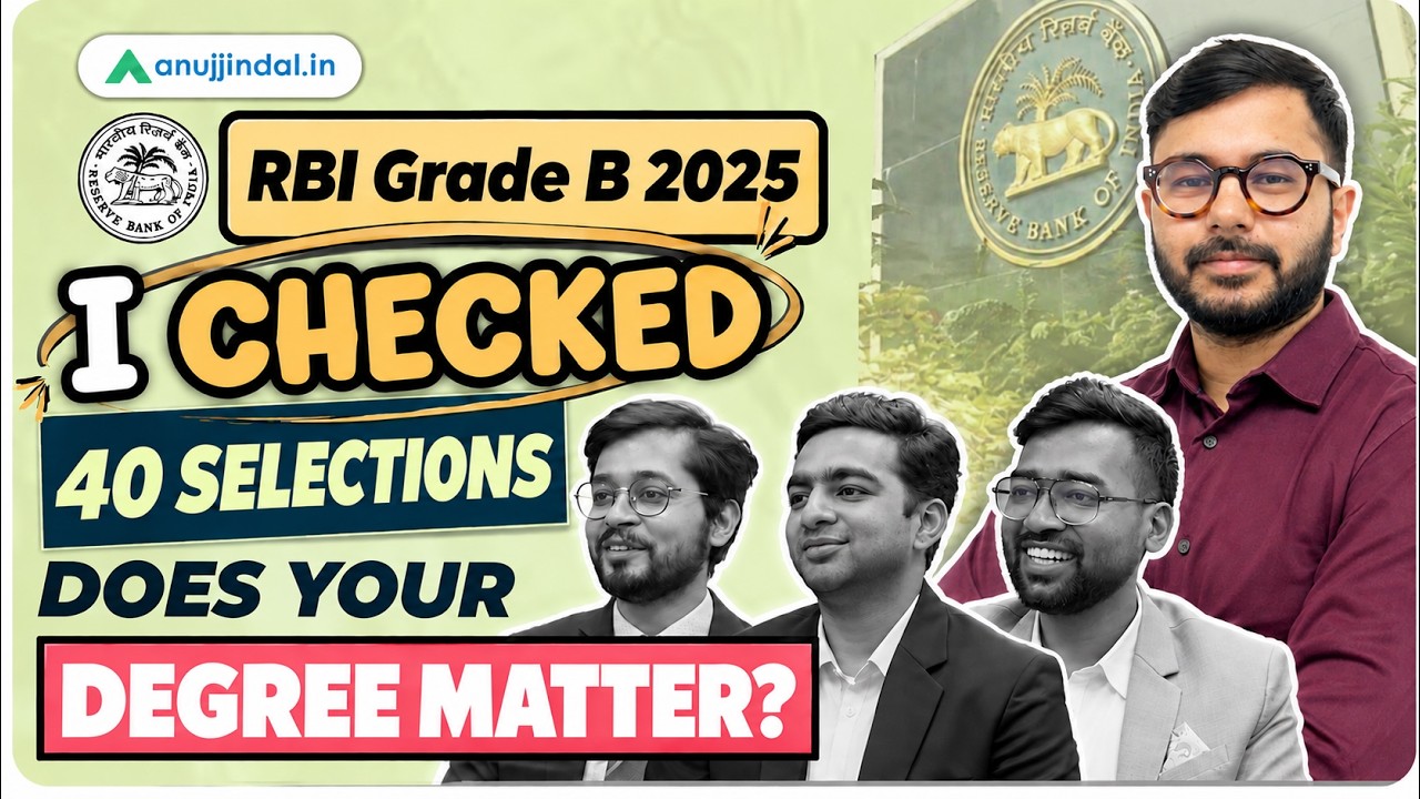 I Analysed 40 RBI Grade B Toppers: The Common Patterns You Need to Know