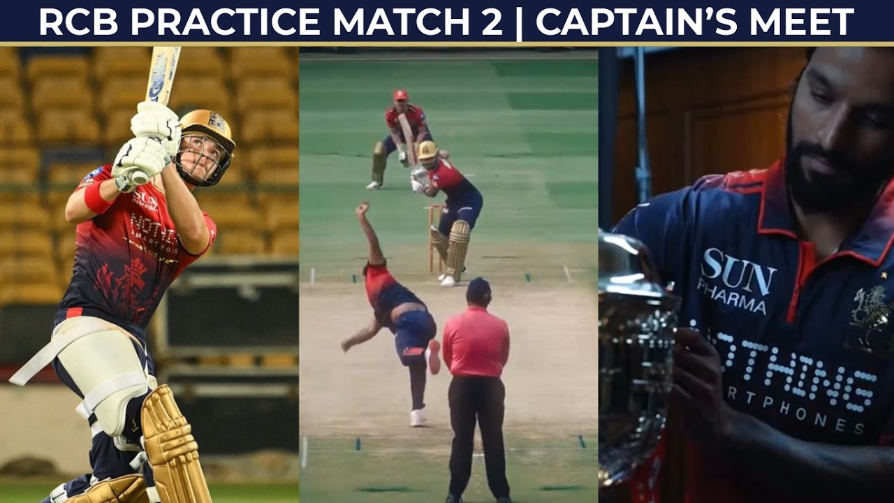 RCB Camp Update: Kohli 45, David & Shepherd Dominate | IPL 2026 Captain&rsquo;s Meet | Cummins join SRH