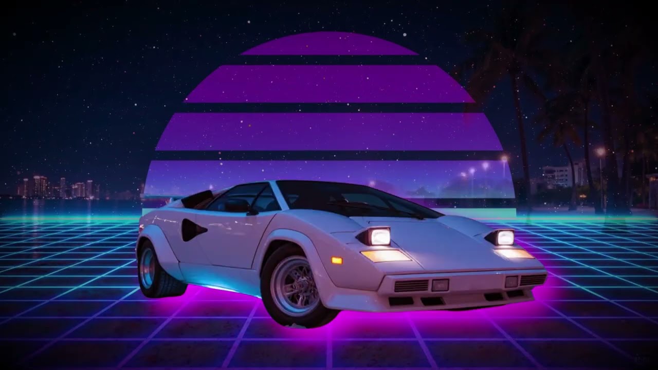 🌴 Miami Nights 1986 | Glam Synthwave Retro Vibes  | 80s Neon Dreams & Midnight Escape