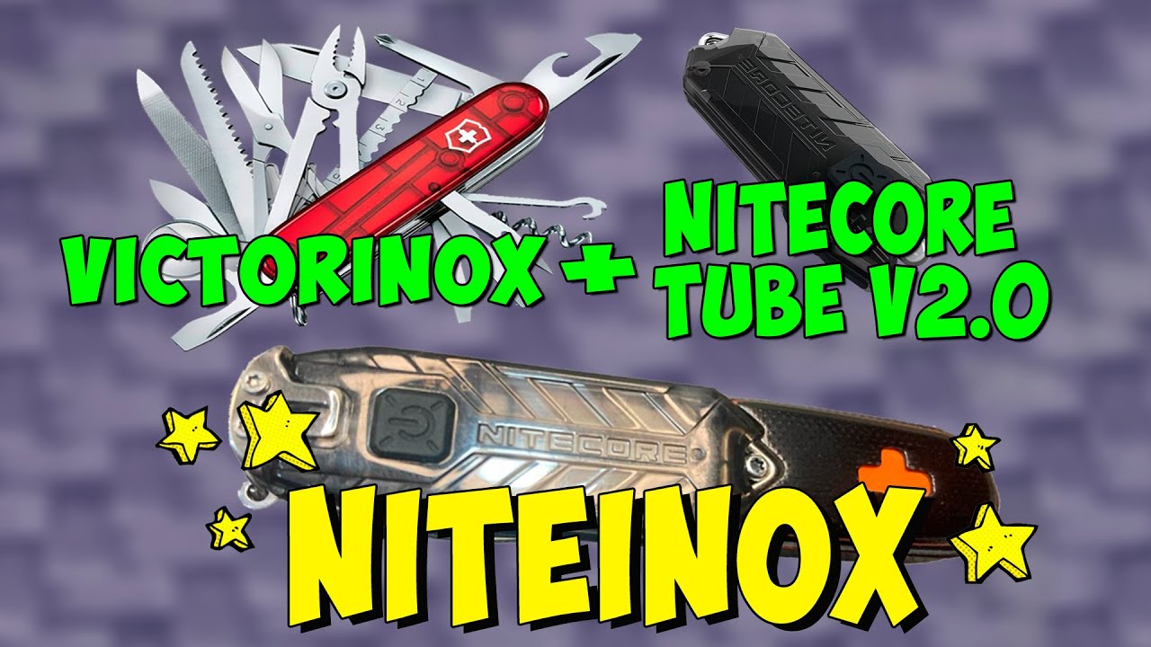 Nitecore Flashlight in scale for Victorinox