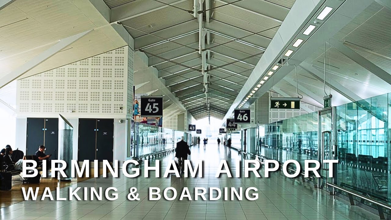 Exploring Birmingham Airport: Walking and Boarding | A Travel Vlog