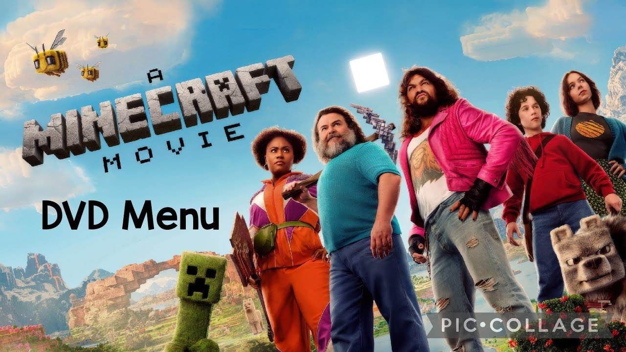 A Minecraft Movie DVD Menu 
