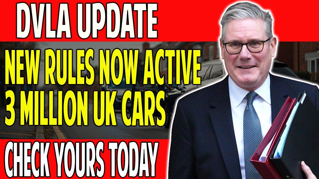 🚨 DVLA Update: New Rule Now Active for 3 Million UK Cars &ndash; Check Yours Today
