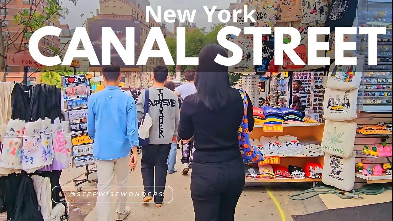 Canal Street NYC: Hidden Gems & Bustling Markets | 4K Walking Tour