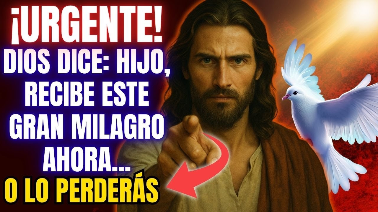🚨 ¡HIJO, ES URGENTE! DIOS ORDENÓ QUE ALGUIEN TE ENTREGARA UN MILAGRO ESTA NOCHE  🙏