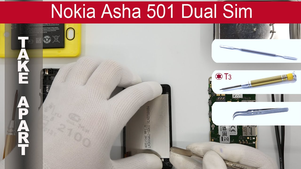 Как разобрать 📱 Nokia Asha 501 Dual RM 899 RM 900 RM 902 Разборка и ремонт