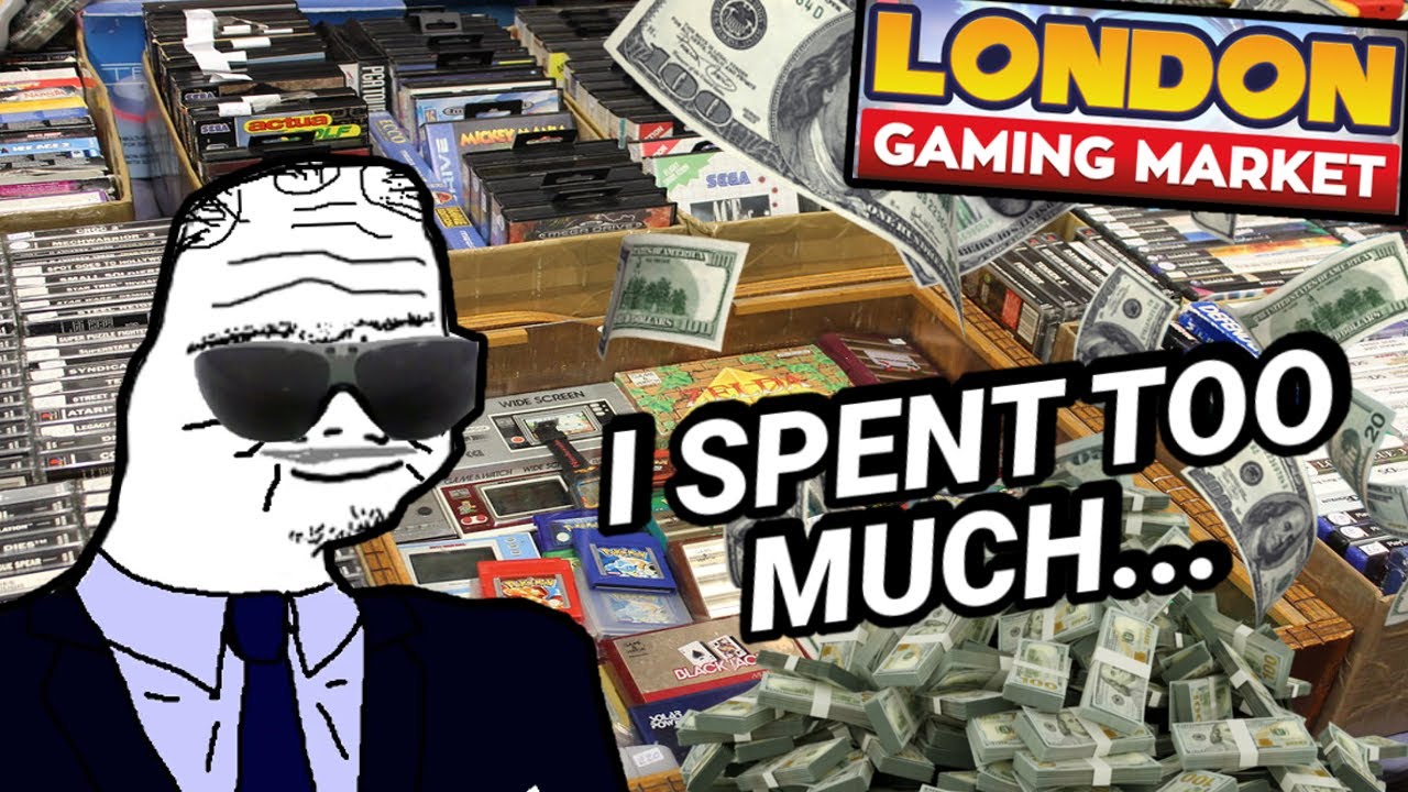 i spent my ENTIRE LIFE SAVINGS at the LONDON GAMING MARKET...