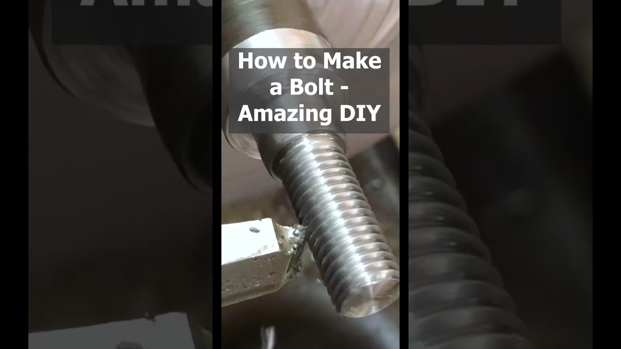 How to make a bolt - Amazing DIY