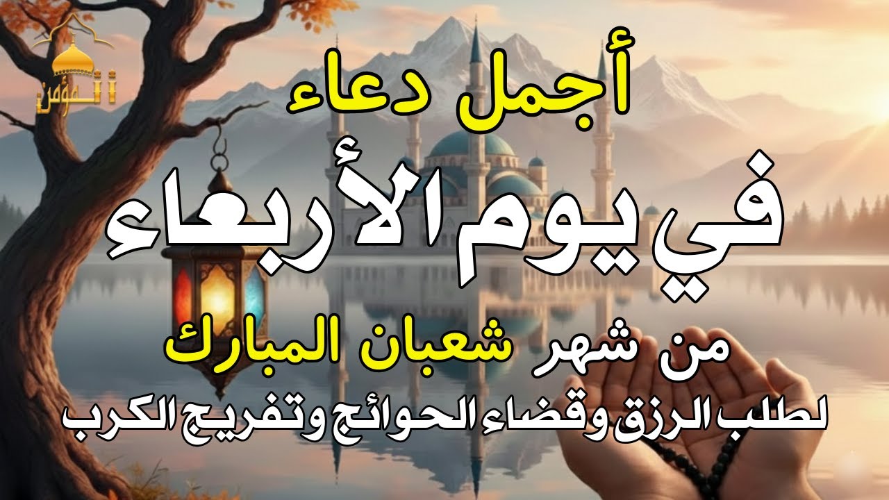 دعاء في ثالث ليلة من شهر شعبان المبارك للرزق والشفاء العاجل وقضاء الحوائج 🤲(4k)