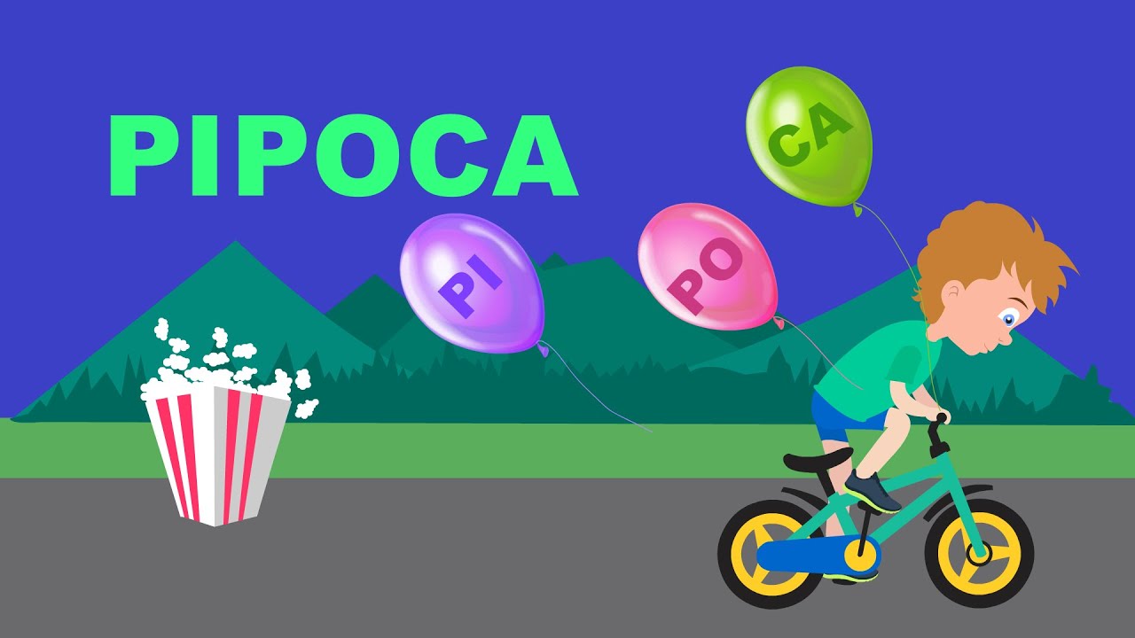 Palavras com três silabas do alfabeto - Formando palavras - Educativo infantil