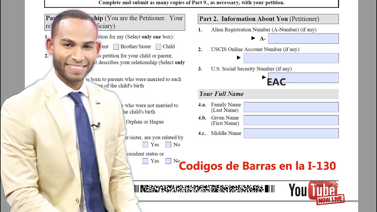 Nuevos cambios en el Formulario I-130 de Residencia Americana - Casos Digitales en peticiones IOE