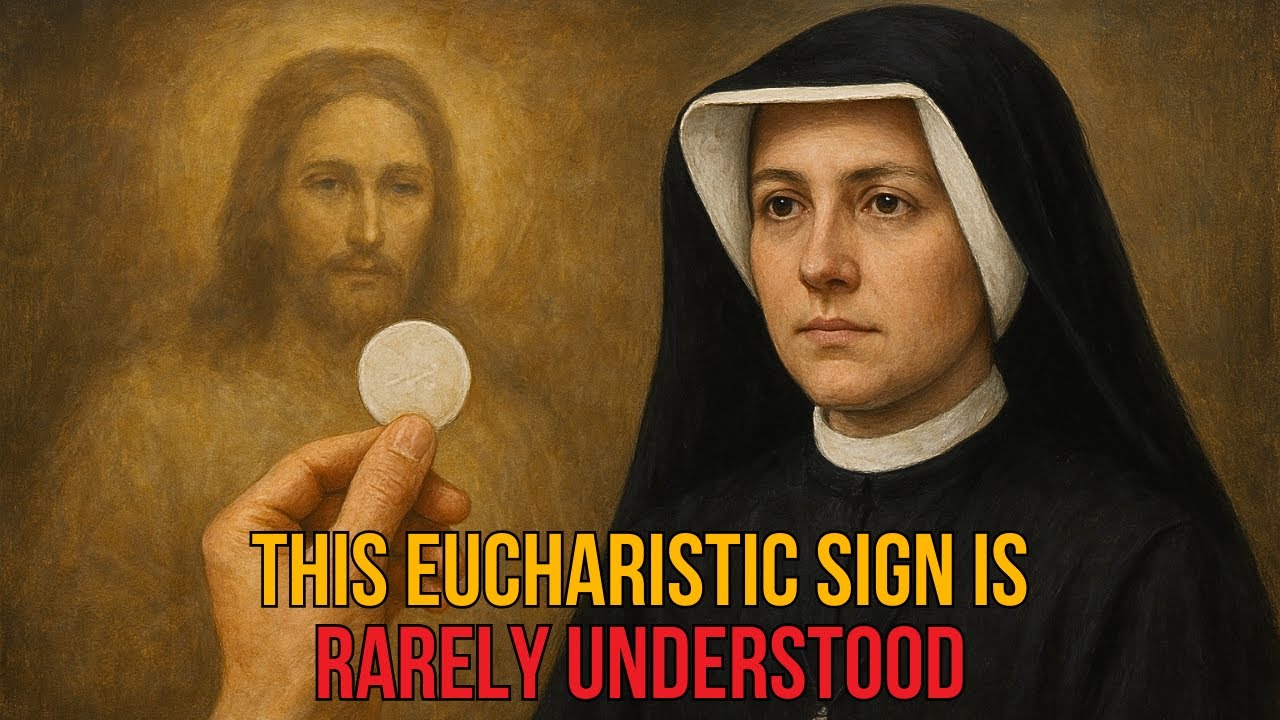 SAINT FAUSTINA! Most People Don’t Know What It Means When the Host Sticks to the Roof of the Mouth…