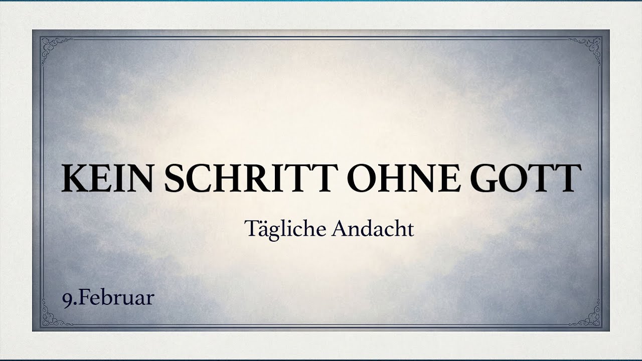 Selbstvertrauen ist der schnellste Weg ins Verderben | Spurgeon Andacht (deutsch)