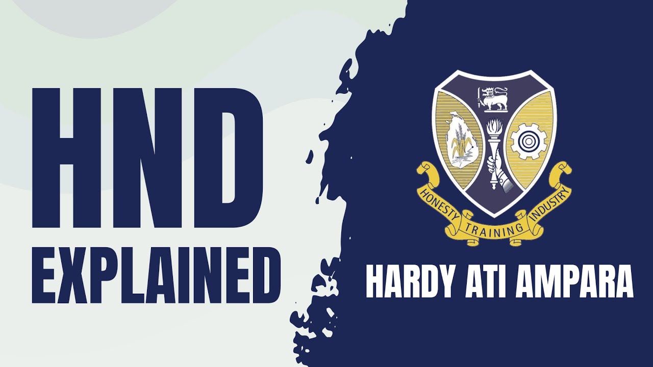 Higher National Diploma (HND) Courses in Sri Lanka Advanced Technological Education (SLIATE)