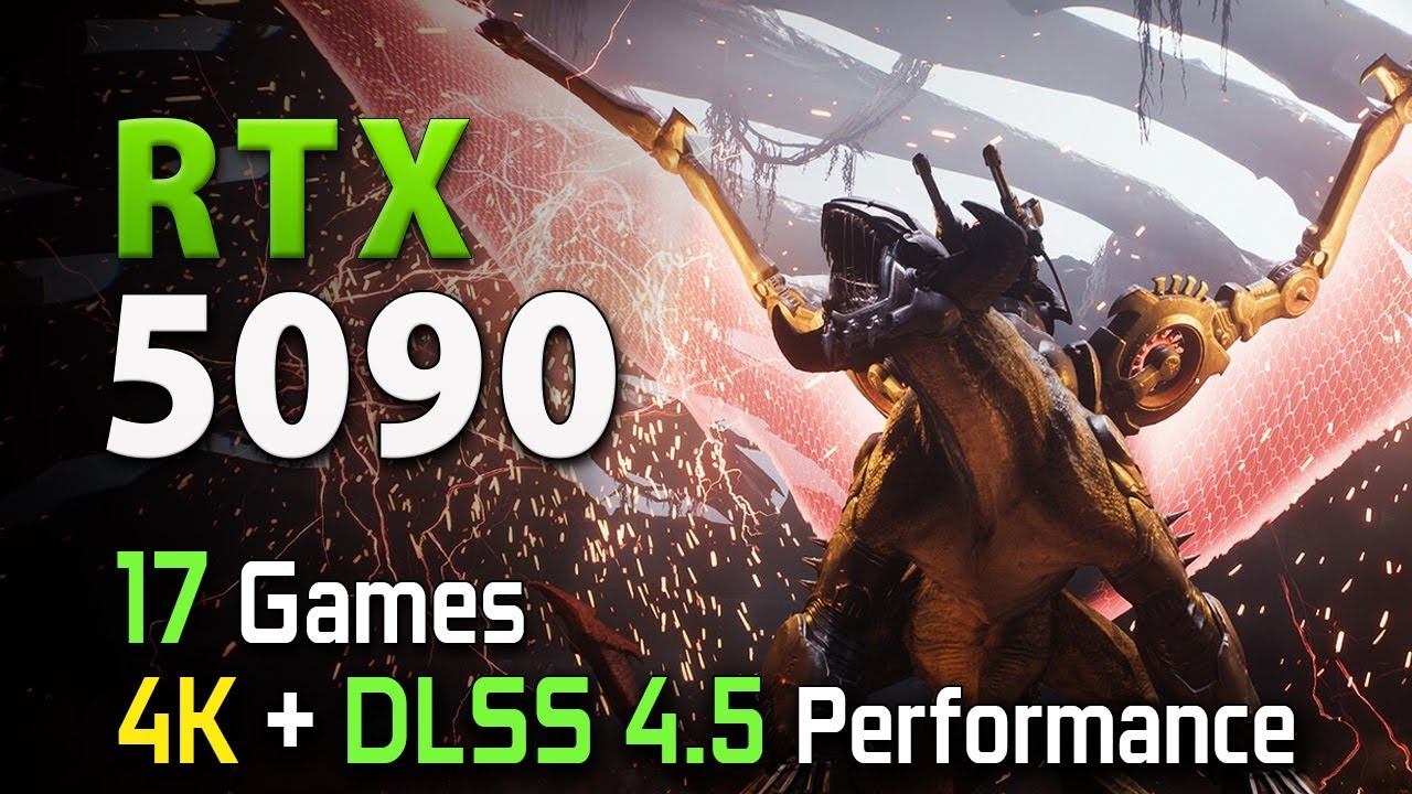 RTX 5090 in 4K + DLSS 4.5 Performance | 17 Games Tested | Insane FPS?!